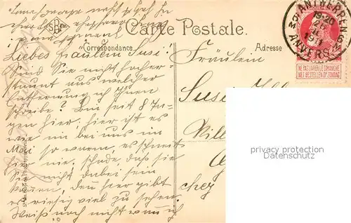 AK / Ansichtskarte Anvers_Antwerpen Monument Brabo a la Grand Place Anvers Antwerpen