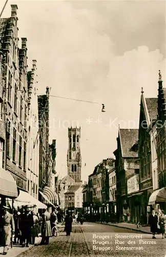 AK / Ansichtskarte Brugge Steenstraat Brugge