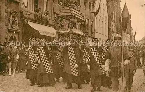 AK / Ansichtskarte Brugge Processie van het H Bloed Christus in het Graf Brugge