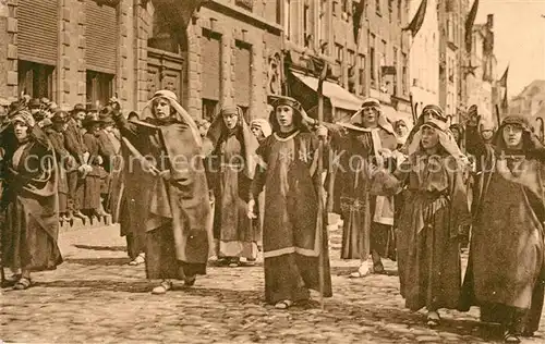 AK / Ansichtskarte Bruges_Flandre Procession du Saint Sang Groupe Naissance de Jesus Christ Bruges_Flandre