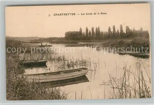 AK / Ansichtskarte Chartrettes Les bords de la Seine Chartrettes