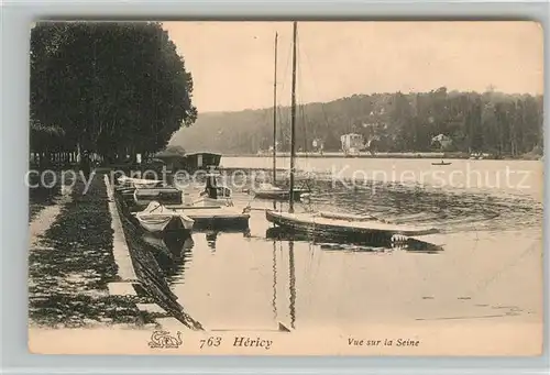 AK / Ansichtskarte Hericy Vue sur la Seine Hericy