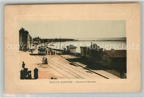 AK / Ansichtskarte Sainte Adresse Boulevard Maritime Sainte Adresse