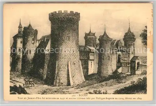 AK / Ansichtskarte Rouen Tour ou Jeanne d`Arc Rouen