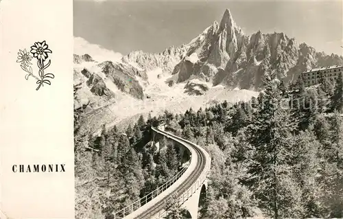 AK / Ansichtskarte Chamonix Le Funiculaire et Hotel du Montenvers Aiguille du Dru Alpes Francaises Chamonix