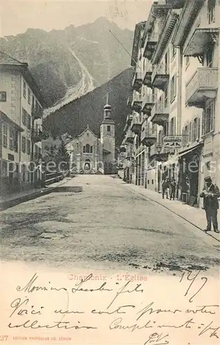 AK / Ansichtskarte Chamonix Eglise Chamonix