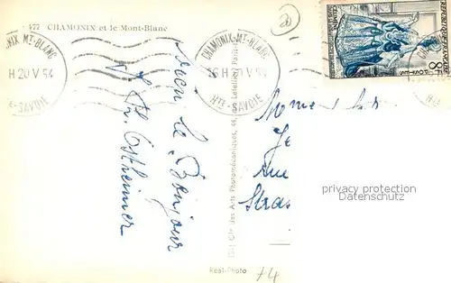 AK / Ansichtskarte Chamonix Panorama Mont Blanc Alpes Francaises Chamonix
