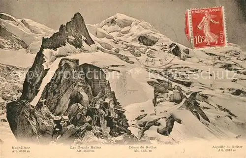 AK / Ansichtskarte Chamonix Chalet Massif du Mont Blanc Alpes Francaises Chamonix