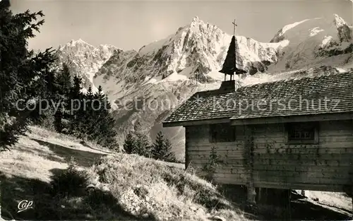 AK / Ansichtskarte Chamonix Chapelle de Merlet et les Aiguilles de Chamonix Alpes Francaises Chamonix