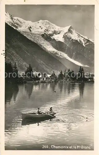 AK / Ansichtskarte Chamonix Lac Mont Blanc Alpes Francaises Chamonix