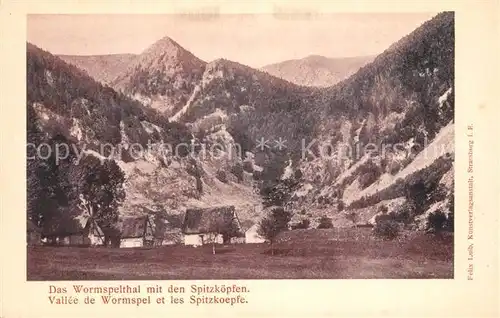 AK / Ansichtskarte Hoheneck_Elsass Wormspelthal Spitzkoepfe Hoheneck Elsass