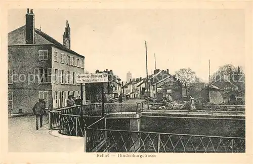 AK / Ansichtskarte Rethel_Ardennes Hindenburgstrasse Rethel Ardennes