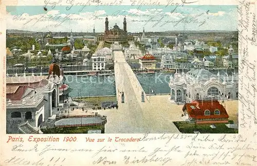 AK / Ansichtskarte Paris Vue sur le Trocadero Paris