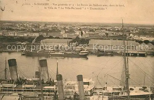 AK / Ansichtskarte Saint Nazaire_Loire Atlantique Hafen Panorama Saint Nazaire