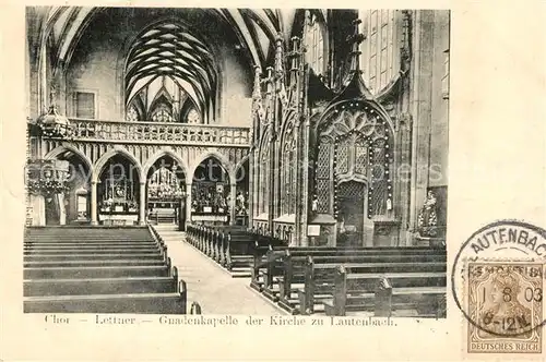 AK / Ansichtskarte Lautenbach_Haut_Rhin_Elsass Gnadenkapelle  Lautenbach_Haut