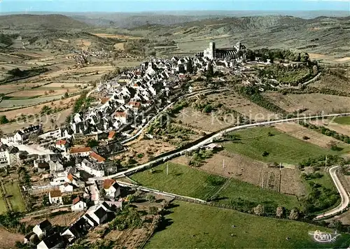 AK / Ansichtskarte Vezelay Fliegeraufnahme Vezelay