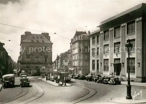 AK / Ansichtskarte Brest_Finistere Place Anatole France Hotel des Postes Brest_Finistere