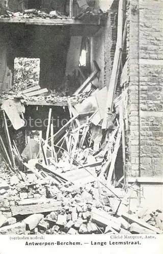 AK / Ansichtskarte Berchem_Antwerpen Lange Leemstraat Berchem Antwerpen