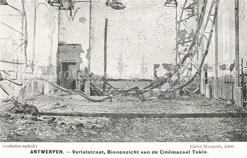 AK / Ansichtskarte Antwerpen_Anvers Verlatstraat Binnenzicht van de Cinemazaal Tokio Antwerpen Anvers