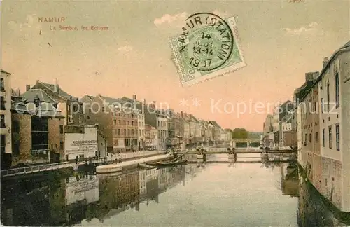 AK / Ansichtskarte Namur_sur_Meuse La Sambre les Ecluses Namur_sur_Meuse