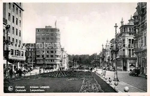 AK / Ansichtskarte Ostende_Oostende Avenue Leopold 