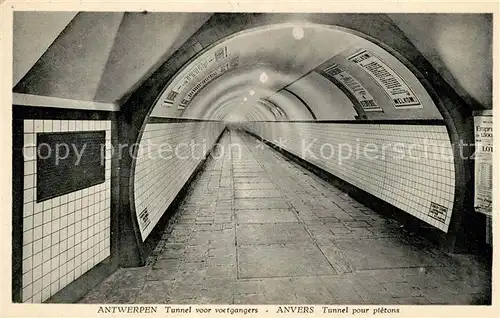 AK / Ansichtskarte Antwerpen_Anvers Tunnel voor voetgangers Antwerpen Anvers