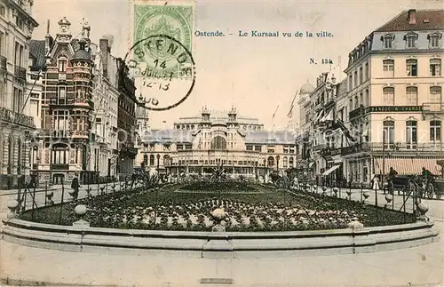 AK / Ansichtskarte Ostende_Oostende Le Kursaal vu de la ville 