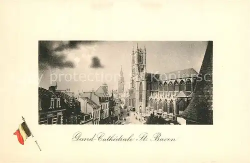 AK / Ansichtskarte Gand_Belgien Cathedrale St Bavon Gand Belgien