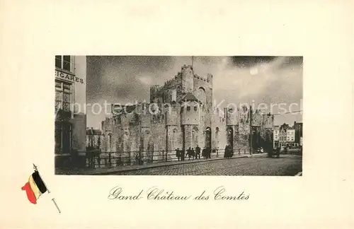 AK / Ansichtskarte Gand_Belgien Chateau des Comtes Gand Belgien