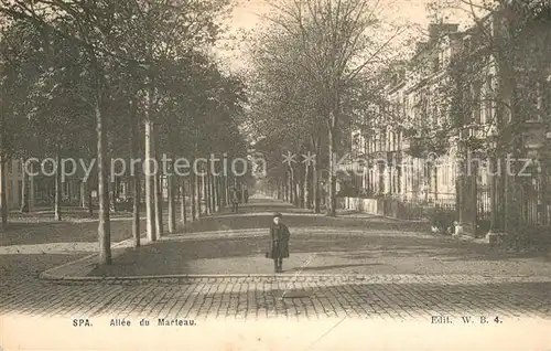 AK / Ansichtskarte Spa_Liege Allee du Marteau Spa_Liege