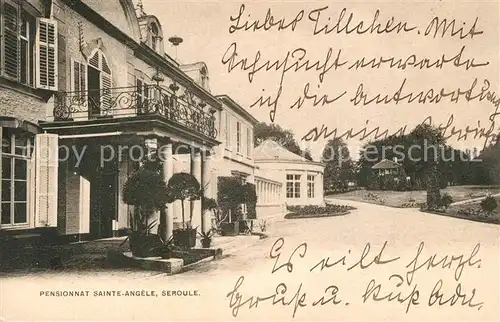 AK / Ansichtskarte Seroule Pensionnat Sainte Angele Seroule
