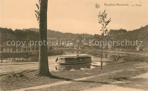 AK / Ansichtskarte Annevoie Rouillon La Meuse Faehre 