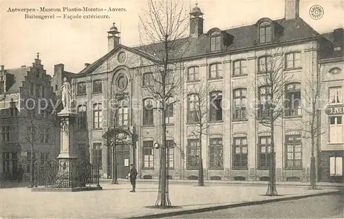 AK / Ansichtskarte Antwerpen_Anvers Museum Plantin Moretus Anvers Buitengevel Facade Antwerpen Anvers
