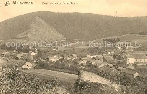 AK / Ansichtskarte Alle_sur_Semois Panorama pris de Dame Blanche Alle_sur_Semois