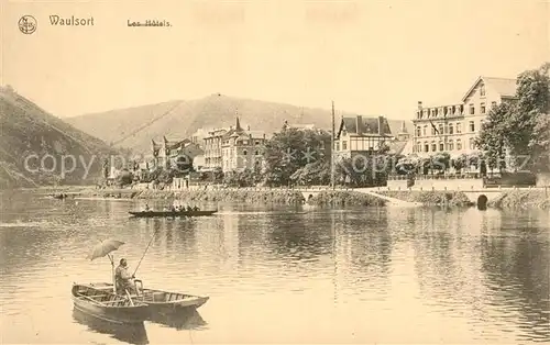 AK / Ansichtskarte Waulsort Les Hotels Waulsort