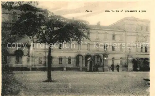AK / Ansichtskarte Mons_Belgien Caserne du 2e Chasseurs a pied Mons Belgien