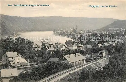AK / Ansichtskarte Boppard_Rhein Blick von der Elfenlei Hunsr?ckbahn Boppard Castellaun Boppard Rhein