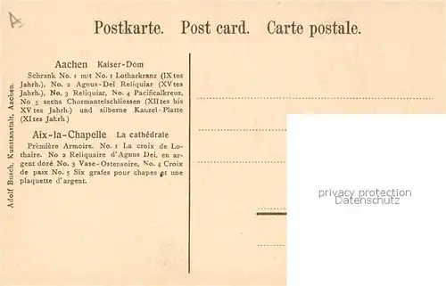 AK / Ansichtskarte Aachen Kaiser Dom Aachen