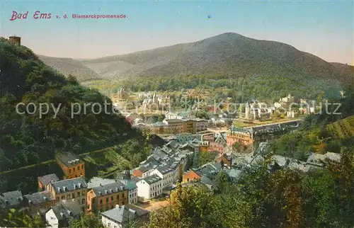 AK / Ansichtskarte Bad_Ems Blick von der Bismarckpromenade Bad_Ems