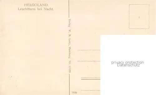AK / Ansichtskarte Helgoland Leuchtturm bei Nacht Helgoland
