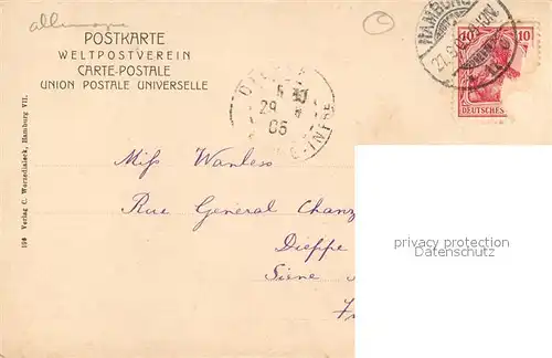 AK / Ansichtskarte Hamburg Reeperbahn Strassenbahn  Hamburg