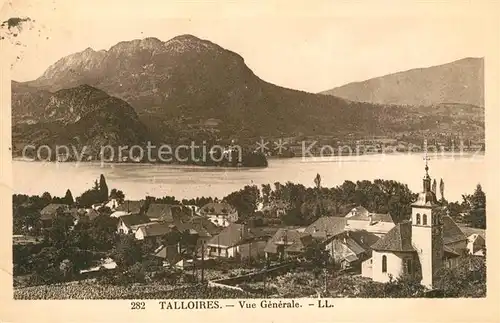 AK / Ansichtskarte Talloires Panorama Lac d Annecy Talloires