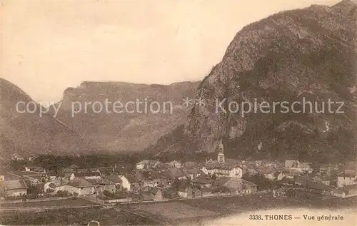 AK / Ansichtskarte Thones Vue generale Alpes Thones