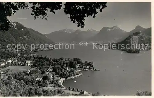 AK / Ansichtskarte Talloires Panorama Lac d Annecy Alpes Talloires