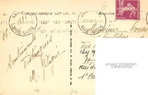 AK / Ansichtskarte Duingt Panorama Lac d Annecy et Roc de Chere Alpes Duingt