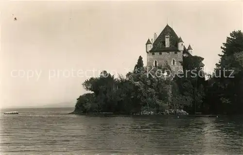 AK / Ansichtskarte Yvoire Chateau au Lac Leman Schloss Genfersee Yvoire