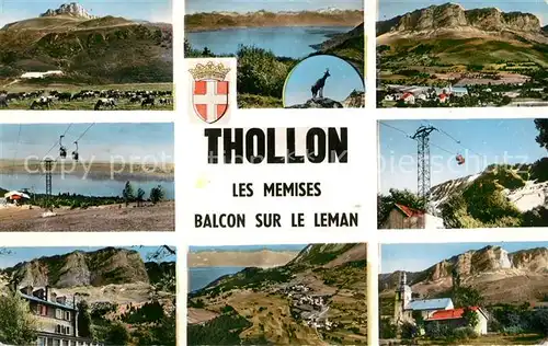 AK / Ansichtskarte Thollon les Memises Panorama Balcon sur le Leman Genfersee Thollon les Memises