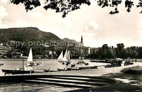 AK / Ansichtskarte Annecy_Haute Savoie Vue sur le Lac et la Basilique de la Visitation Annecy Haute Savoie
