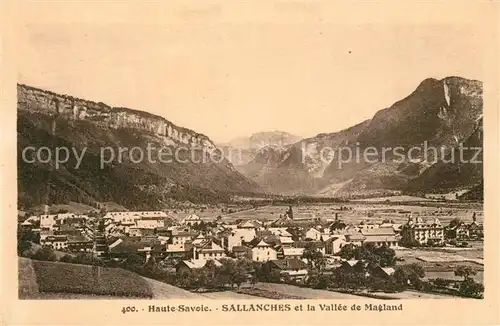 AK / Ansichtskarte Sallanches Panorama Vallee de Magland Alpes Sallanches