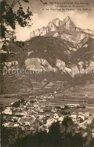 AK / Ansichtskarte Sallanches Panorama Coteau de Saint Martin et les Aiguilles de Varens Sallanches